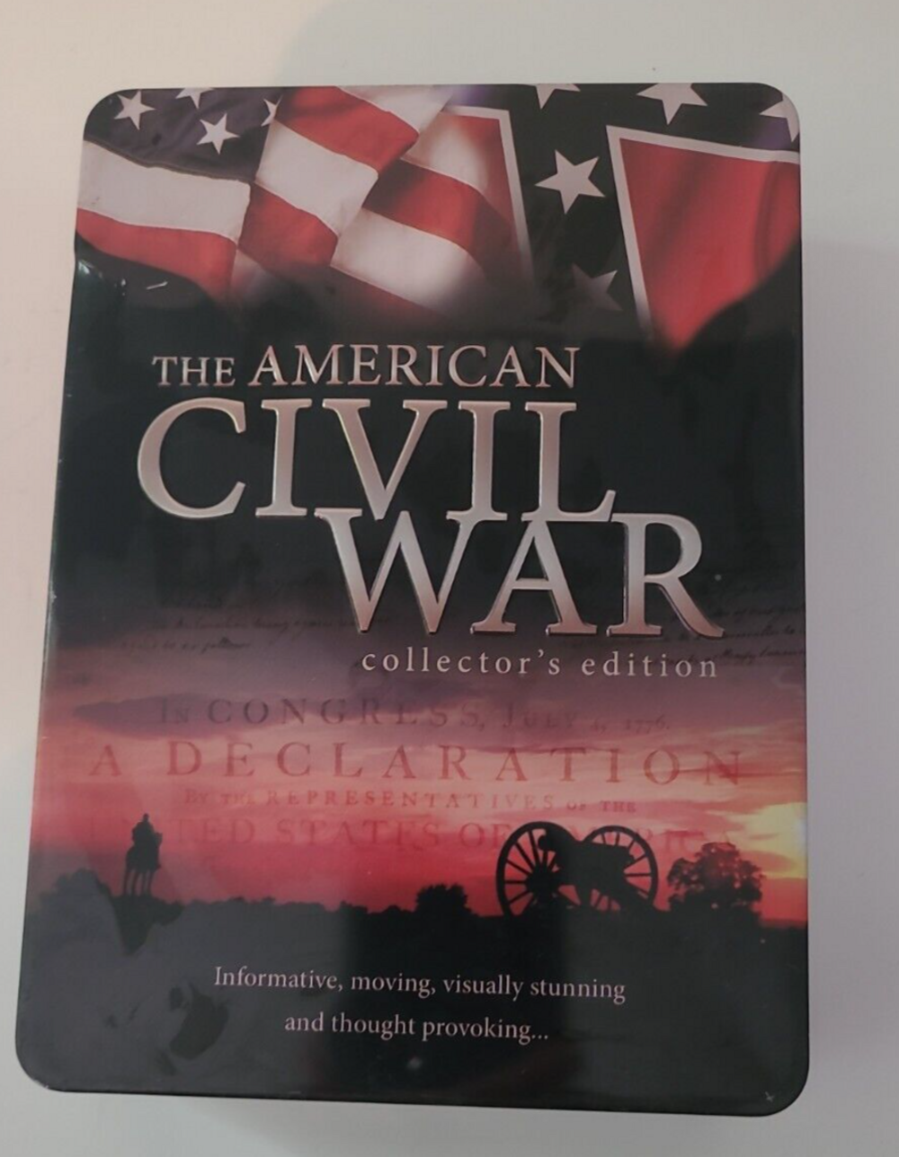 The American Civil War Collector's Edition 5-DVD Tin Box Set Booklet Bonus Glory